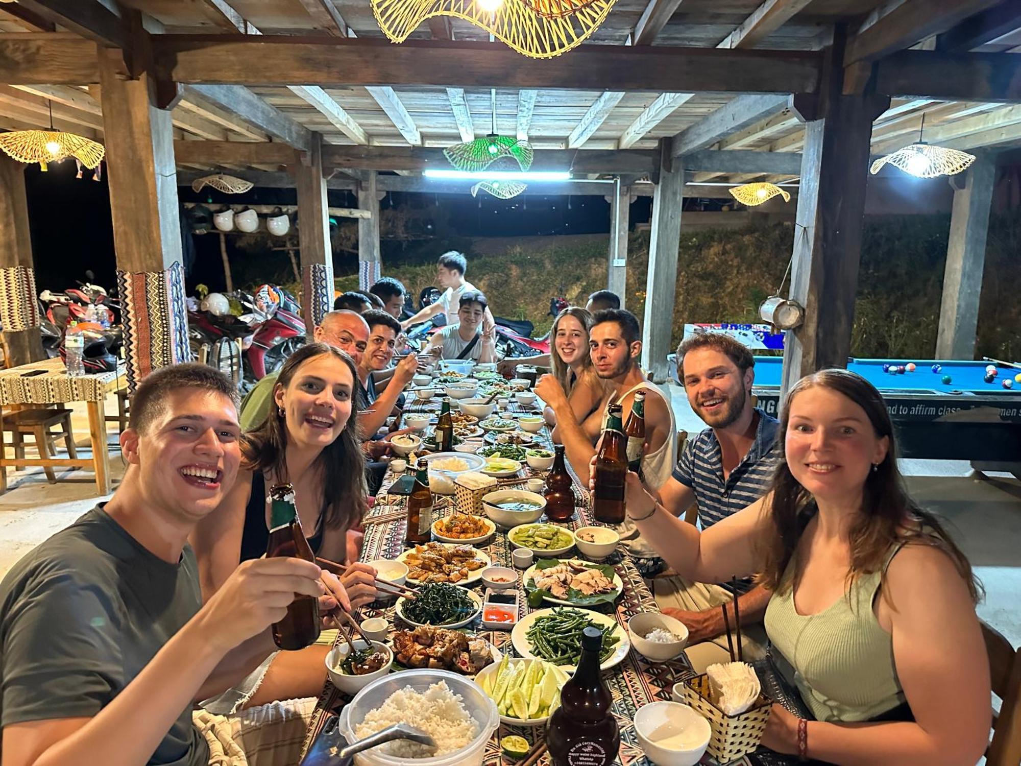 Du Gia Cozy Homestay & Tours Lang Cac Ngoại thất bức ảnh