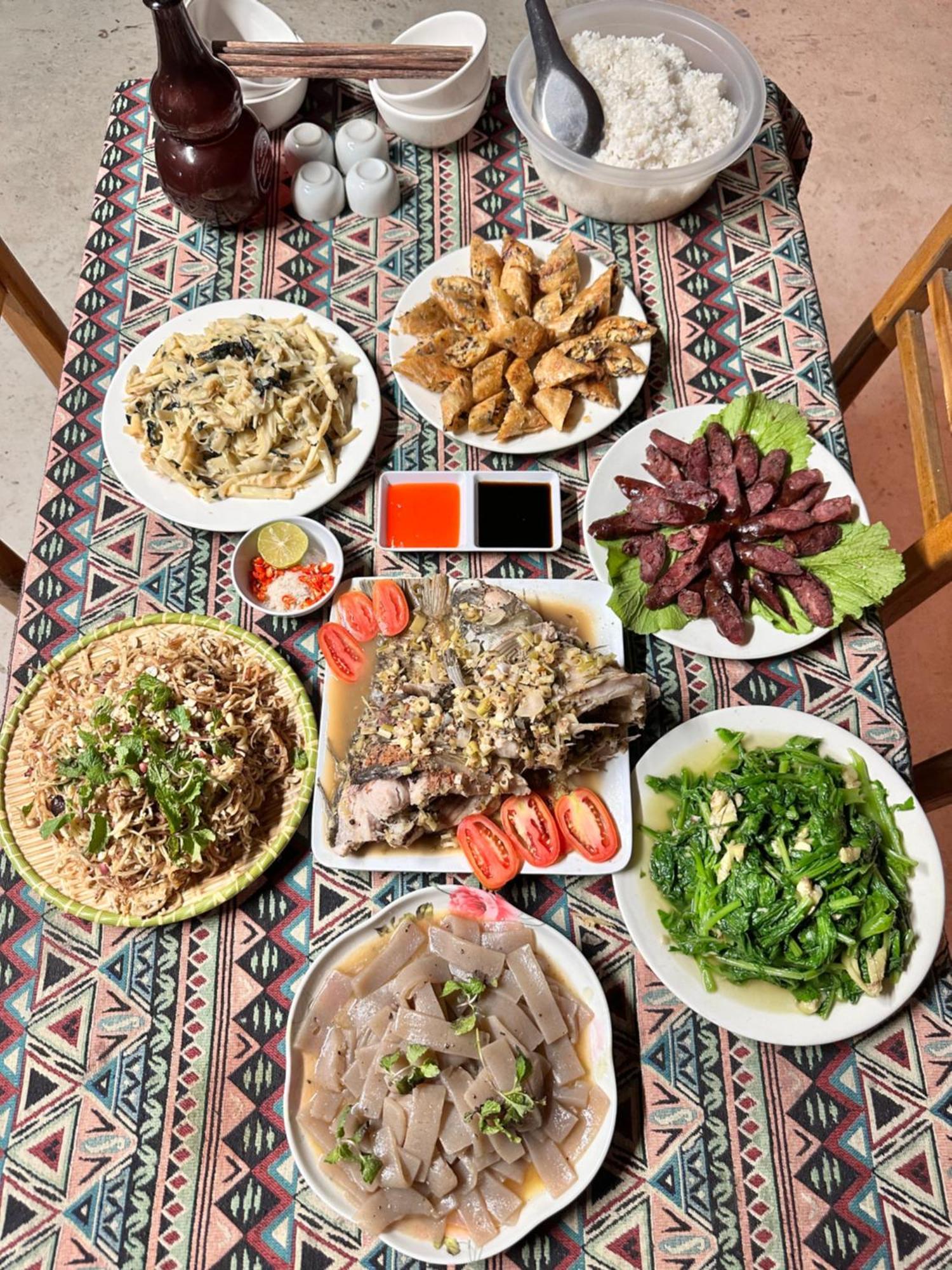 Du Gia Cozy Homestay & Tours Lang Cac Ngoại thất bức ảnh